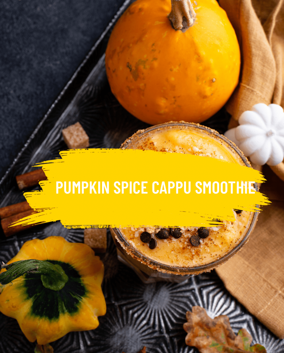 RECEPT: Pumpkin Spice Cappuccino Protein Smoothie - Green Fuel BV