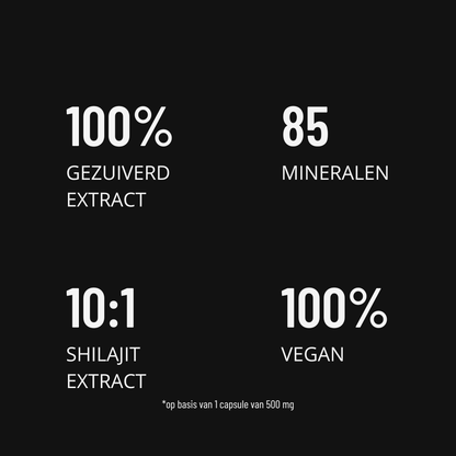 Shilajit Capsules - Green Fuel BV